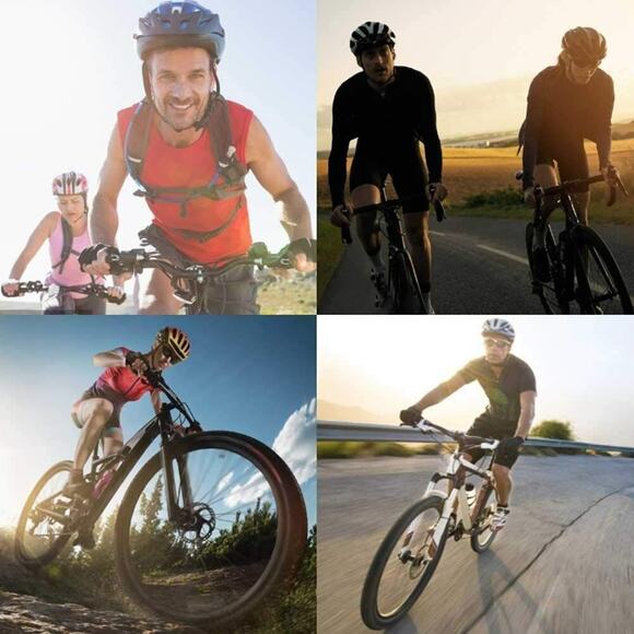 Bike Seat Cushion for Men Women Comfort Gel Wide Big Bum Padded Bicycle Saddle - Picture 8 of 9